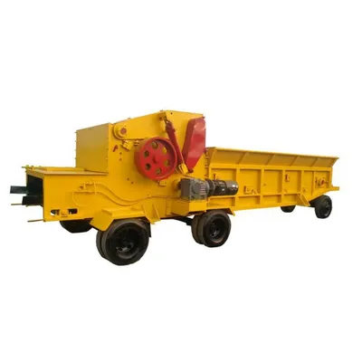 Professional Large Mobile Forestry Biomass Pellet Wood Drum Chipper Machine