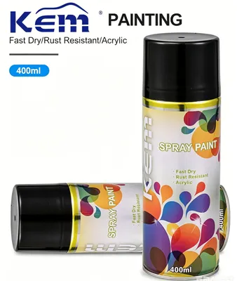 Automobile 400ml Spray Paint Black Spray Paint Wholesale