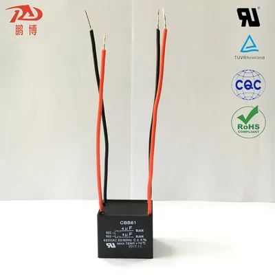 4UF + 4UF Cbb61 Capacitor Combination (4 Wire)