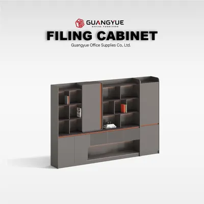 Modern Office Storage Cabinet with Large Capacity and Modular Storage Design