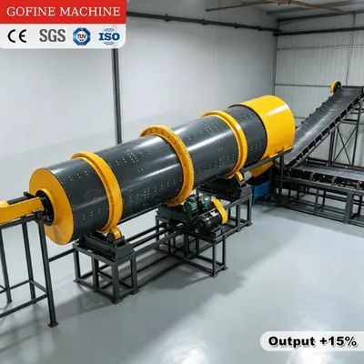 Fertilizer Coating Machine Anti-Caking Treatment for NPK Granules