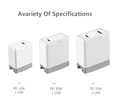 Gecen Quick Fast Charging Us Au EU UK Plug Fast Charger Pd 12V Battery USB C 18 W Fast Charger with QC3.0