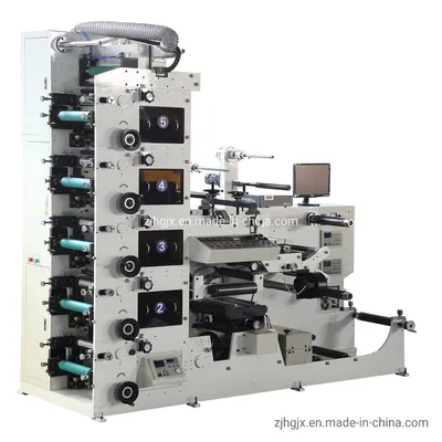 Zrb Ry-320 Flexographic Label Printing Machine for Adhesive Sticker Paper