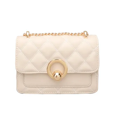 The New Shoulder Bag Messenger Bag All-Match Diamond Chain Small Square Bag