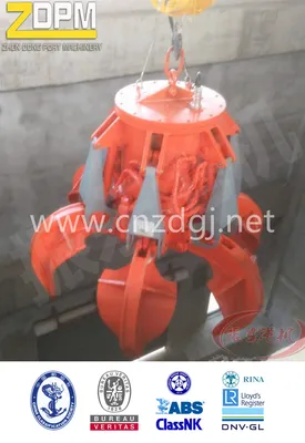 Hydraulic Garbage Handling Orange Peel Grab