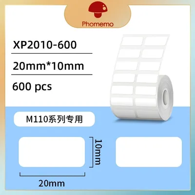 Phomemo Plastic Thermal Adhesive Sticker Roll Labels M110-3030r