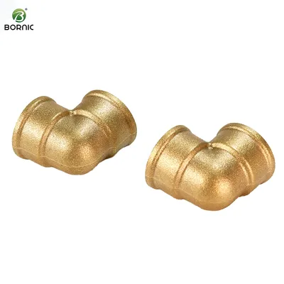 Wholesale 1/2" High-Quality Brass Thread Connector Brass Elbow Pipe Fitting