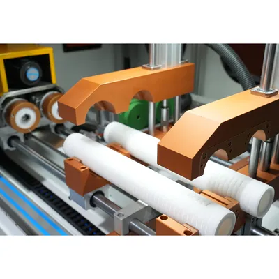 Servo Double Station Pleated Filter Cartridge End Cover Welding Machine