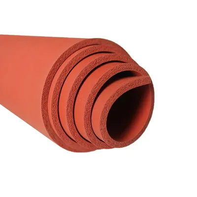 High Temperature Resistant Customizable Closed Cell Silicone Foam Roll for Industrial Insulation