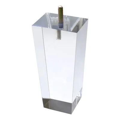 Clear Acrylic 6 Inch Bench Sofa Furniture Modern Cabinet Cupboard Coffee Table Leg