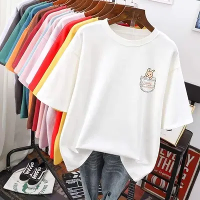 High-Quality Fashionable Color-Matched Women's Summer Casual Top