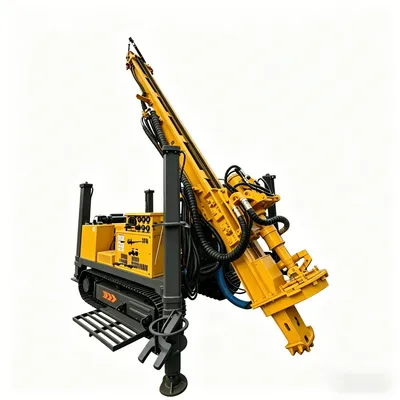 Deep Penetrating Reverse Circulation Blast Hole Sampling Rig for Aggressive Ground Conditions