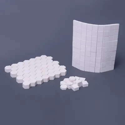 92% 95% Al2O3 Alumina Ceramic Mosaic Square Hexagonal Sheet for Pipeline Chute Wear Lining
