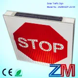 New Design Solar Powered Stop Traffic Sign / Road Sign