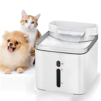 Zmaker 84oz/3L Water Dispensers for Dogs Drinking Cat Fountain