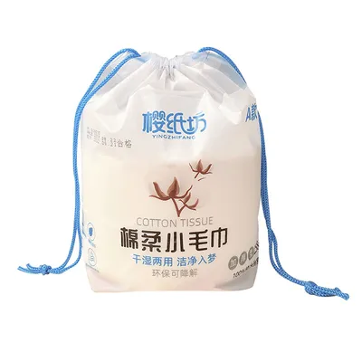 Cotton Roll Facial Tissue for Soft Skin Care