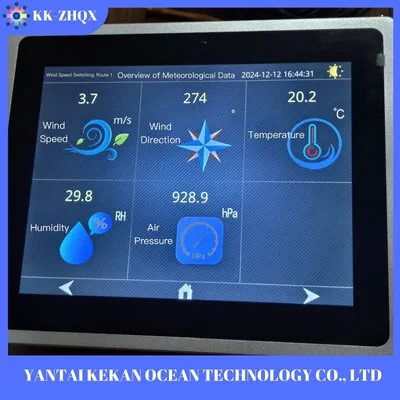 Advanced Integrated Weather Display System for Marine Working