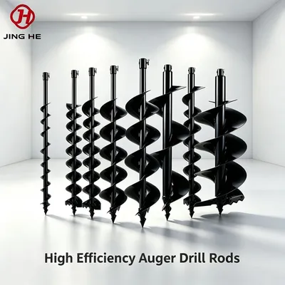 42mm/50mm/89mm Sizes Carbon Steel Forged Drilling Tools Spiral Drill Pipes for Well