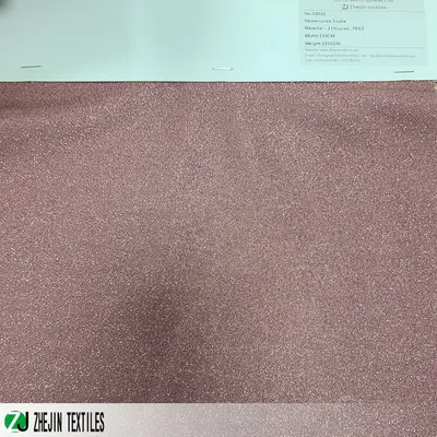 Polyester Lurex Interlock Scuba Knitting Fabric for Fashion Style