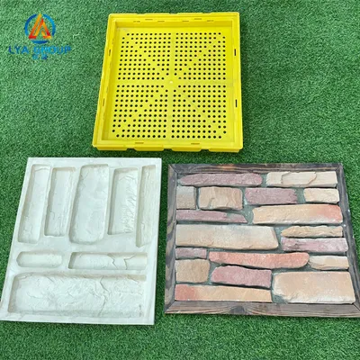 Making Wall Decoration Veneer Culture Silicone Rubber Artificial Stone Molds