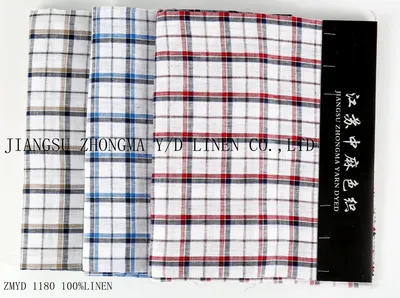Zmyd 1180 L21*L21 Y/D Linen Fabriclinen Textile