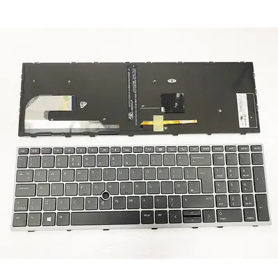 Hot-Selling UK Backlit Keyboard for HP Elitebook 850 G5 850 G6 with Pointer