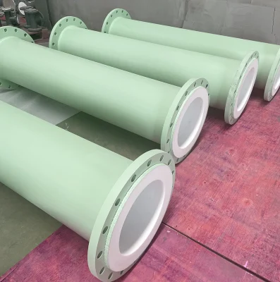 Corrosive High Temperature Resistant Carbon Steel PTFE Lined Straight Pipe Tube