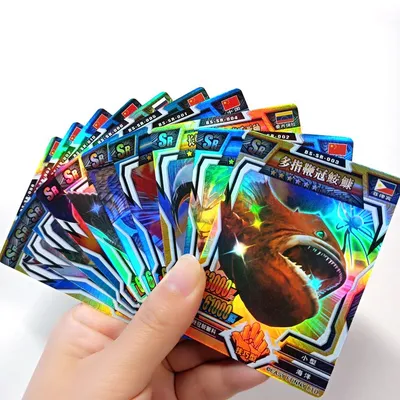 Custom Trading Cards Holographic Foil Film Printing Game Cards Comic Character Cards Decks