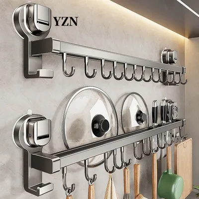 Kitchen and Bathroom Towel Rack Storage Rack