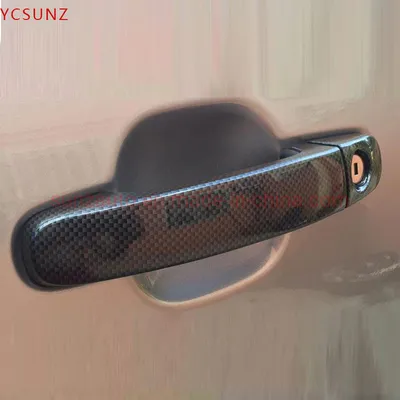 Ycsunz Pickup Accessories ABS Carbon Car Handle Cover for 2012-2019 Ranger Px T6 T7 T8 or Bt50