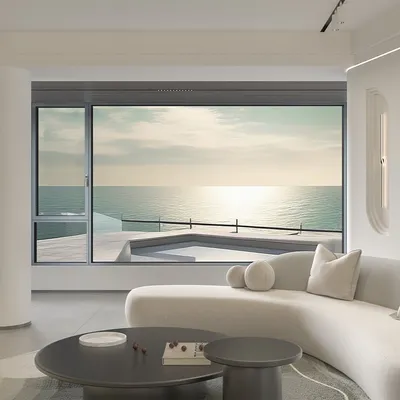 Heavy-Duty Aluminum Casement Window with Elegant Finish