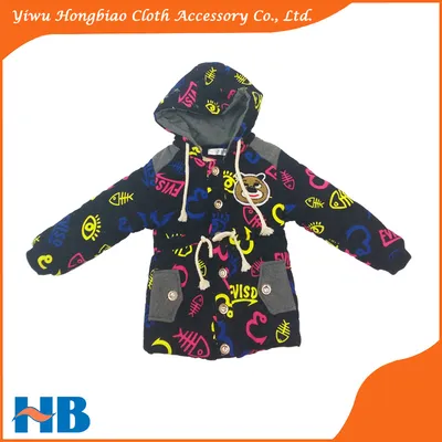 Cartoon Children Clothing Winter Coat