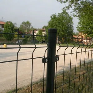 3D Curved Metal Welded Wire Mesh Security Residential Fence Panels