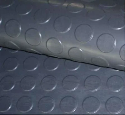 Anti Slip Coin Stud Round Button Rubber/PVC Floor Mat for Bus/Truck