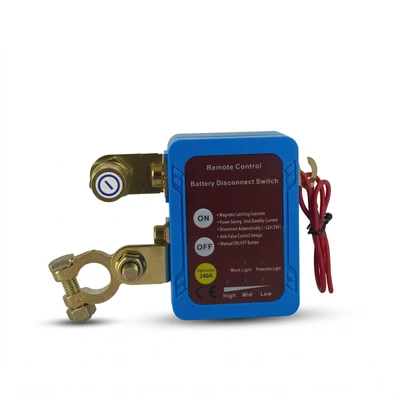 12VDC 200A Master Battery Disconnect Switch Normally Open Heavy Duty Power Isolator Kill Switch