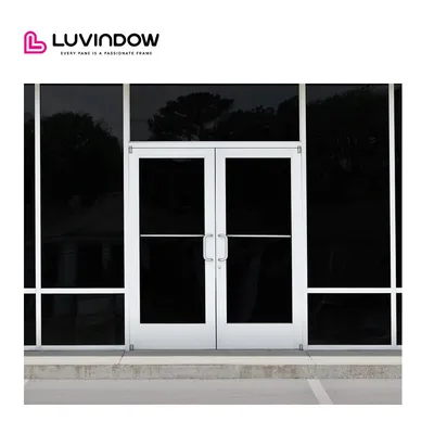 as Per Customer's Drawing Soundproof Glass Folding Door Swing Storefront