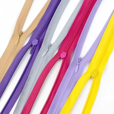 25-60cm Custom Nylon Invisible Zipper for Garments Clothing Sewing Accessories Dress Skirts and Textiles