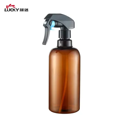 500ml Amber Plastic Fine Mist Sprayer Pet Bottle