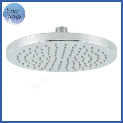 8 Inch ABS Round Bathroom Top Rainfall Plastic Head Shower