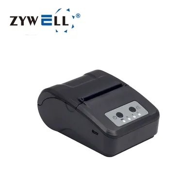 Black and White Thermal Hand Held Logo Printer Portable Battery Wireless Mini POS Receipt Printer