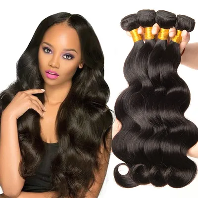 Wholesale Human Hair Weft Extension Black Brading Bulk 18 Inch 8A Remy Hair Bundle