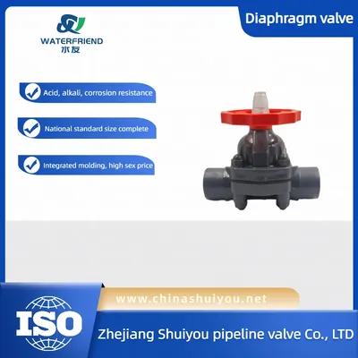National Standard High Quality Plastic Diaphragm Valve /PVC Diaphragm Valve