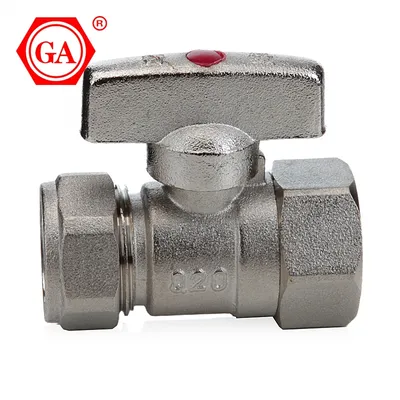 Ga Factory Nickel Plating Female Heating Valve