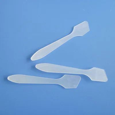 PP Plastic Cosmetic Face Mask Cream Spatulas, Little Spoons