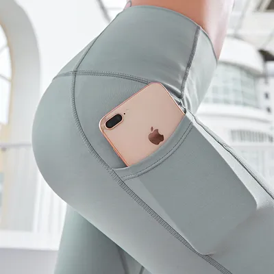 High Waist Running Workout Leggings Tummy Control Extra Soft Leggings with Pockets