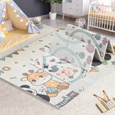 Children Play Mat Large Size Folding Baby Crawling Floor Mat Certified En71