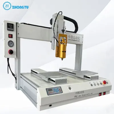 Automatic Computer Glue Dispenser Robot with Xyz Three Axis Table Machinery Industry Equipment Glue Dispensing Machine