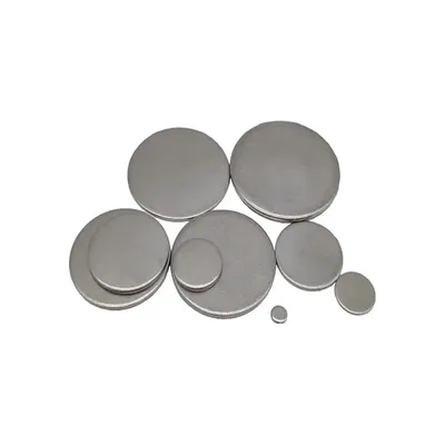 Gr5 Titanium Alloy Round Plate Titanium Alloy Disc Titanium Machined Parts