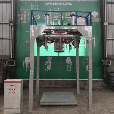 Factory Sale Organic Fertilizer Automatic Weighing Machine Small Bag Into Big Bag Packing Machine Big Bag Filling Packing Weighing Machine