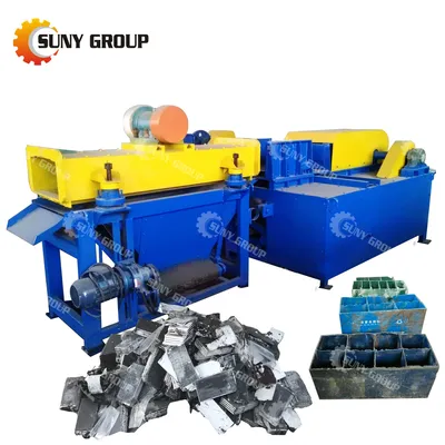 Waste EV Battery Breaker Lead Acid Battery Crushing Machine